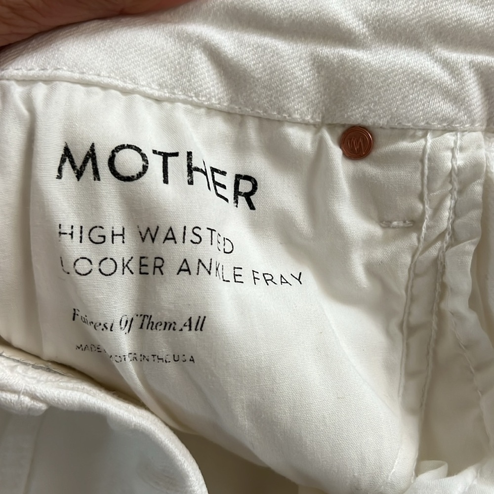 MOTHER High Waisted Ankle Fray in Fairest of Them All - Picture 3 of 5